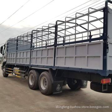 Dongfeng chenglong bar  cargo  truck with H5 6x4 mini fence  truck cargo  for selling